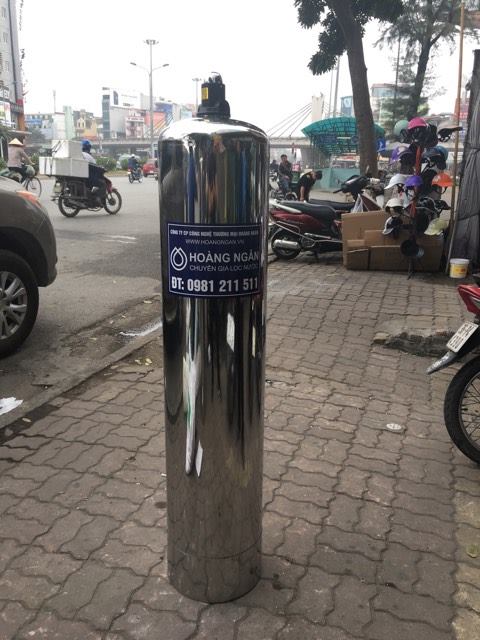 Cột lọc thô INOX xử lý nước nhiễm sắt